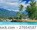 Beautiful tropical Thailand island with beach 27054587