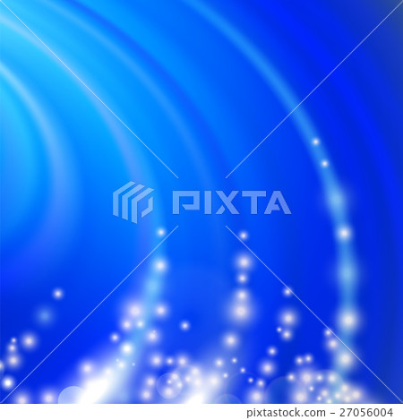 Abstract Blue Blurred Wave Background 27056004