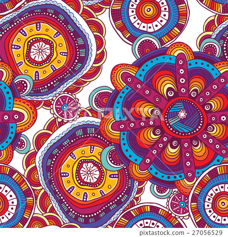 Ornamental seamless pattern 27056529
