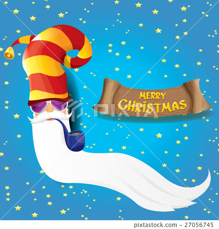 vector rock n roll santa claus 27056745