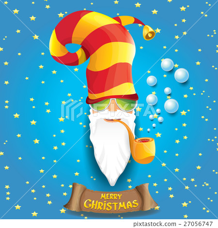 vector rock n roll santa claus 27056747