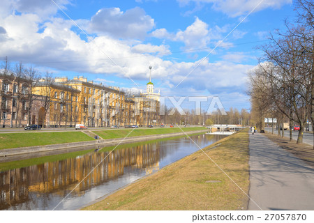 View of the Komsomol channel and Kolpino town. View of the Komsomol channel and Kolpino town. 27057870