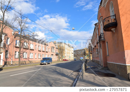 Street in center of Kolpino. Street in center of Kolpino. 27057871