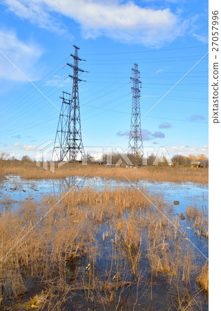 Rural landscape at spring. Rural landscape at spring. 27057996