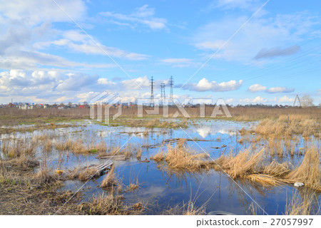 Rural landscape at spring. Rural landscape at spring. 27057997