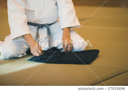 合氣道 男式正裝裙褲 道服 27058896