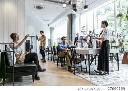 Business scene communication Business scene communication 27060169