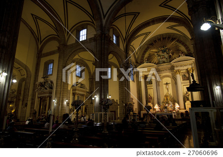 Mexico Mexico City Zocalo Metropolitan Cathedral Inside 27060696
