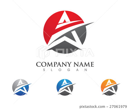 A Letter Logo Template A Letter Logo Template 27061979