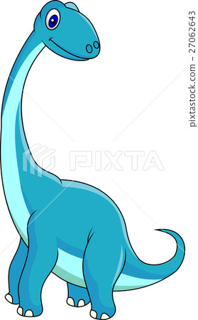 Cute dinosaur cartoon - Stock Illustration [27062643] - PIXTA