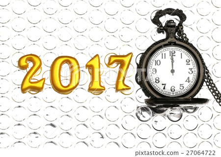2017 on reflection foil with luxury pocket watch 2017 on reflection foil with luxury pocket watch 27064722