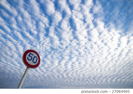 Signs and sky in the sky 27064995