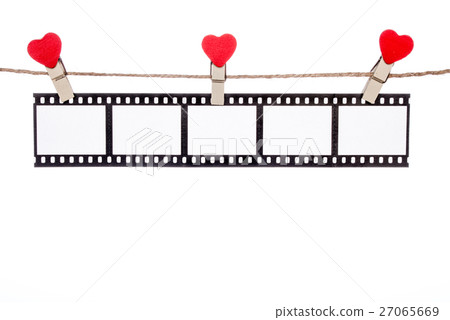 heart  shape clip a  twine, Negatives, love movie 27065669