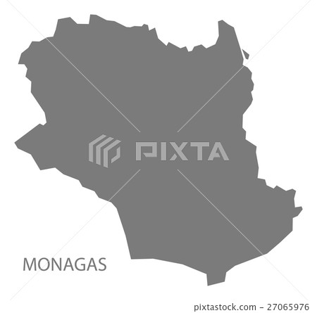 Monagas Venezuela Map grey 27065976