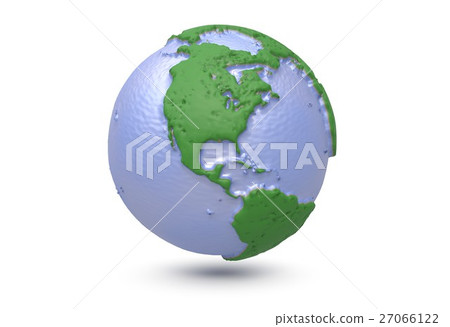 Earth, world map. polygonal globe north America 27066122
