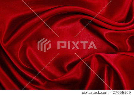 Smooth elegant red silk or satin luxury cloth Smooth elegant red silk or satin luxury cloth 27066169