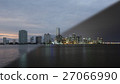 Miami skyline sunset twilight 27066990
