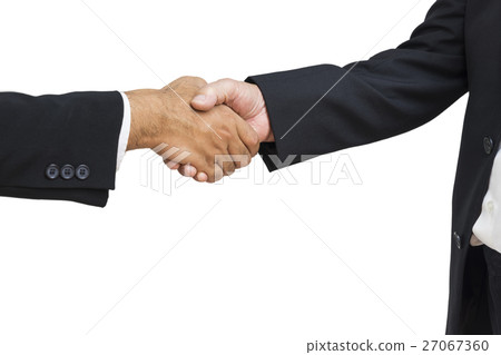 scene of hand shake of businessman for commitment scene of hand shake of businessman for commitment 27067360