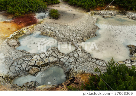 Mudpot in the Uzon Caldera. Kronotsky Nature Mudpot in the Uzon Caldera. Kronotsky Nature 27068369