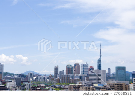 Gentle blue sky Fukuoka Era of the area Eclipse 2015 Spring early summer 27068551
