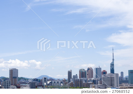 Gentle blue sky Fukuoka Era of the area Eclipse 2015 Spring early summer Gentle blue sky Fukuoka Era of the area Eclipse 2015 Spring early summer 27068552