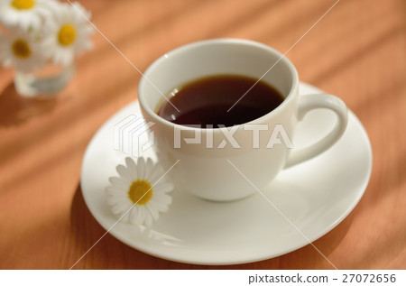 Hot coffee and Margaret (with sunshine) 27072656