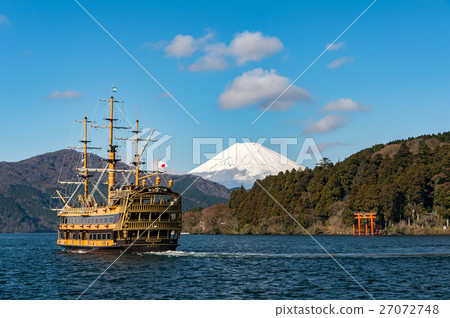箱根海盜船和富士山 27072748