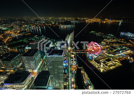 橫濱港區未來區夜景 橫濱港區未來區夜景 27072768