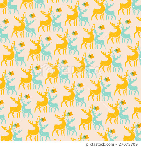 deer vector pattern deer vector pattern 27075709