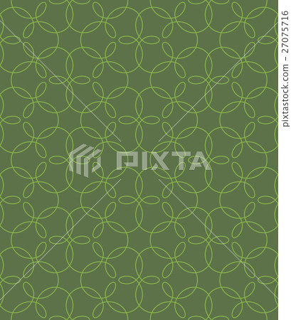 Neutral Seamless Linear Flourish Pattern. Neutral Seamless Linear Flourish Pattern. 27075716