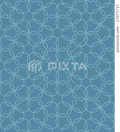 Neutral Seamless Linear Flourish Pattern. Neutral Seamless Linear Flourish Pattern. 27075717