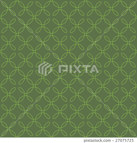 Neutral Seamless Linear Flourish Pattern. Neutral Seamless Linear Flourish Pattern. 27075725