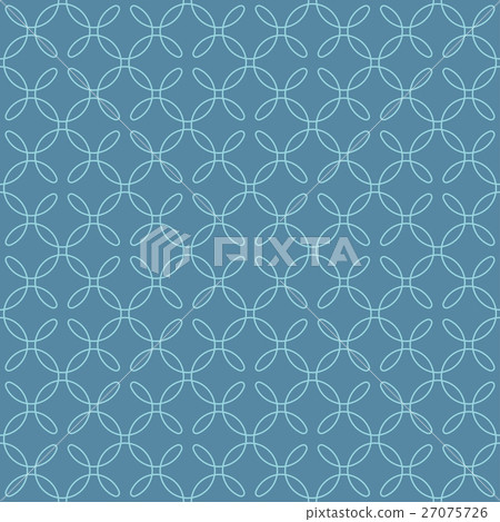 Neutral Seamless Linear Flourish Pattern. Neutral Seamless Linear Flourish Pattern. 27075726
