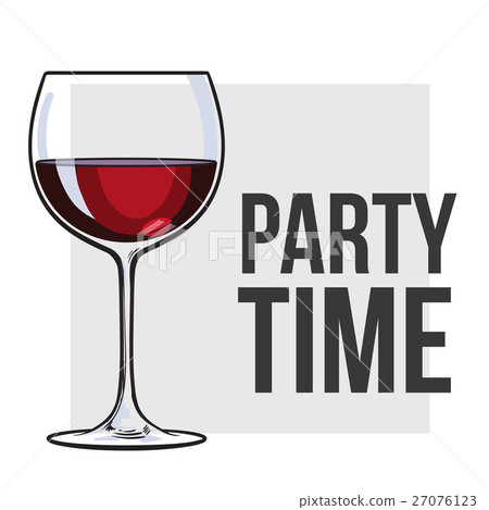 Red wine glass, vector illustration for poster Red wine glass, vector illustration for poster 27076123