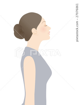 Female profile - Stock Illustration [27076861] - PIXTA