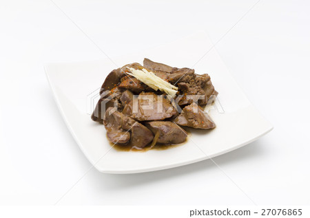 Simmered sweet potato chicken liver 27076865