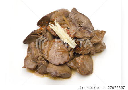 Simmered sweet potato chicken liver 27076867