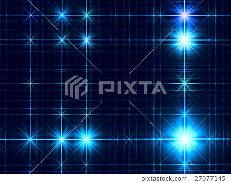 Glowing grid - abstract digitally generated image Glowing grid - abstract digitally generated image 27077145