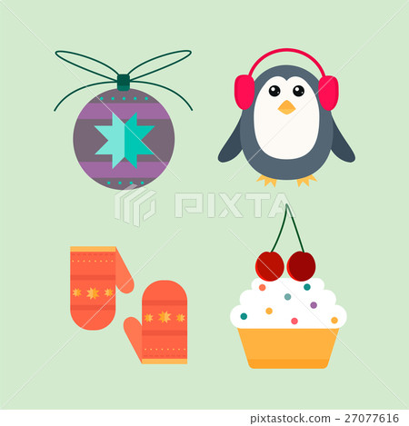 Christmas icons vector illustration. Christmas icons vector illustration. 27077616