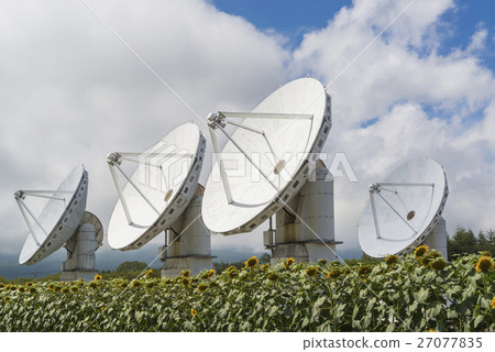 Radio telescope of Nobeyama Space Radio Observatory 27077835