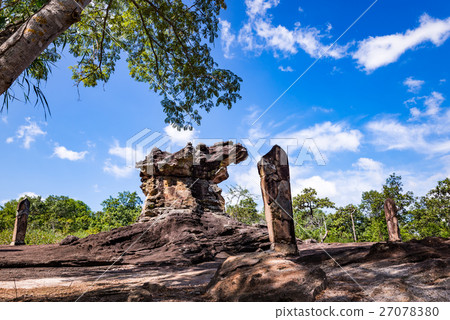 Puprabat, park, rock, landscape, Thailand. 27078380