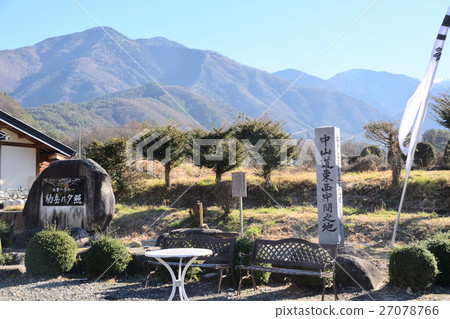 Nakasendo Midtown和Kiso Hakkei紀念碑的紀念碑 27078766
