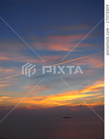 Evening scenery of the Echizen coast 27078804