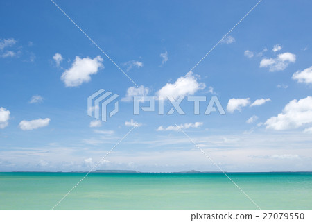沖繩的海·藍天和水平線 沖繩的海·藍天和水平線 27079550