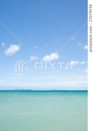 沖繩的海·藍天和水平線 27079556