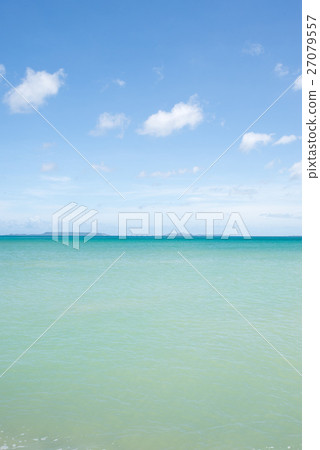 沖繩的海·藍天和水平線 沖繩的海·藍天和水平線 27079557