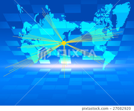 Business inbound world map - Stock Illustration [27082920] - PIXTA