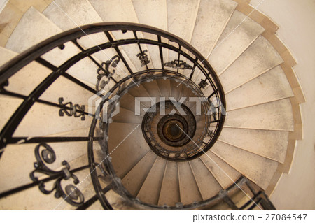 spiral staircase in an old house spiral staircase in an old house 27084547