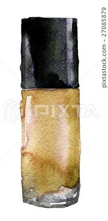 watercolor sketch of foundationon white background 27085879