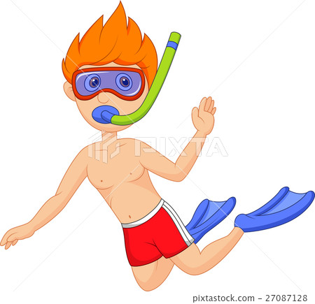 Snorkeling boy 27087128
